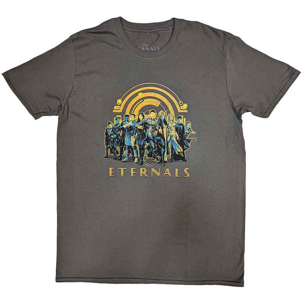 Marvel Comics Unisex T-Shirt Eternals Heroes Grey (XL)