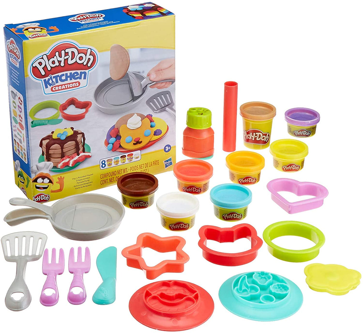 Hasbro Play-Doh Kitchen Creations Flip 'n' Pancakes Playset