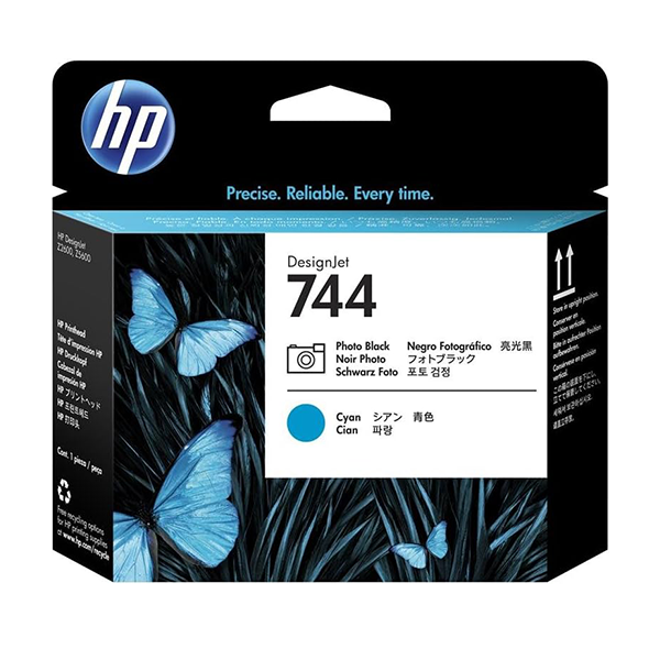 HP 744 Photo Black & Cyan Printhead for HP DesignJet Z2600/Z5600