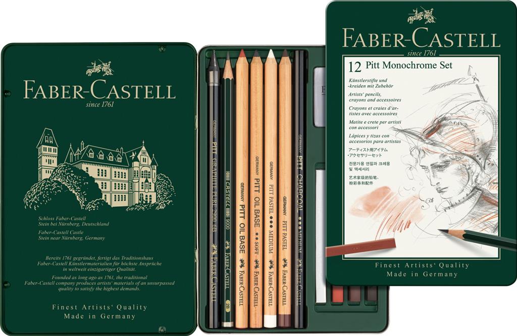 faber-castell pitt monochrome set