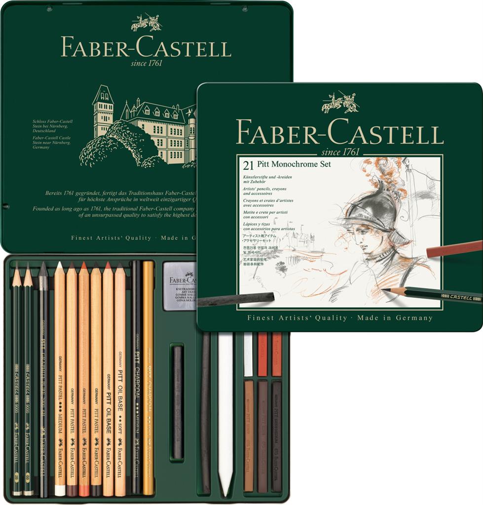 faber-castell pitt monochrome set