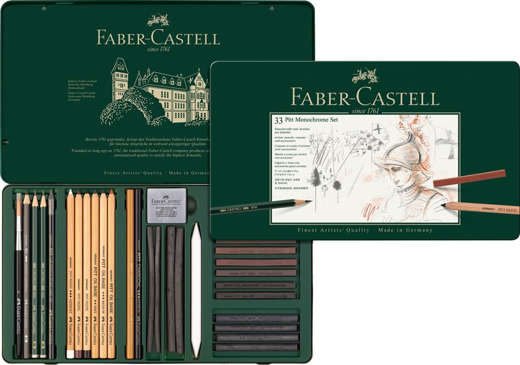 faber-castell pitt monochrome set