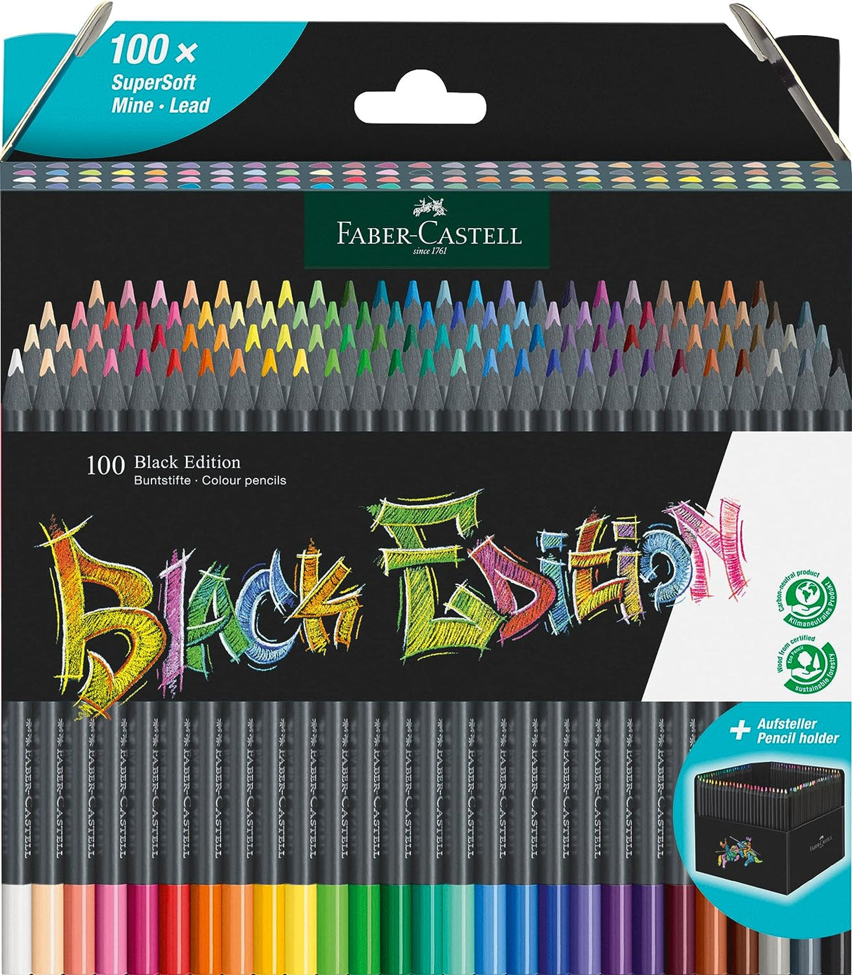 faber-castell black edition colouring pencils