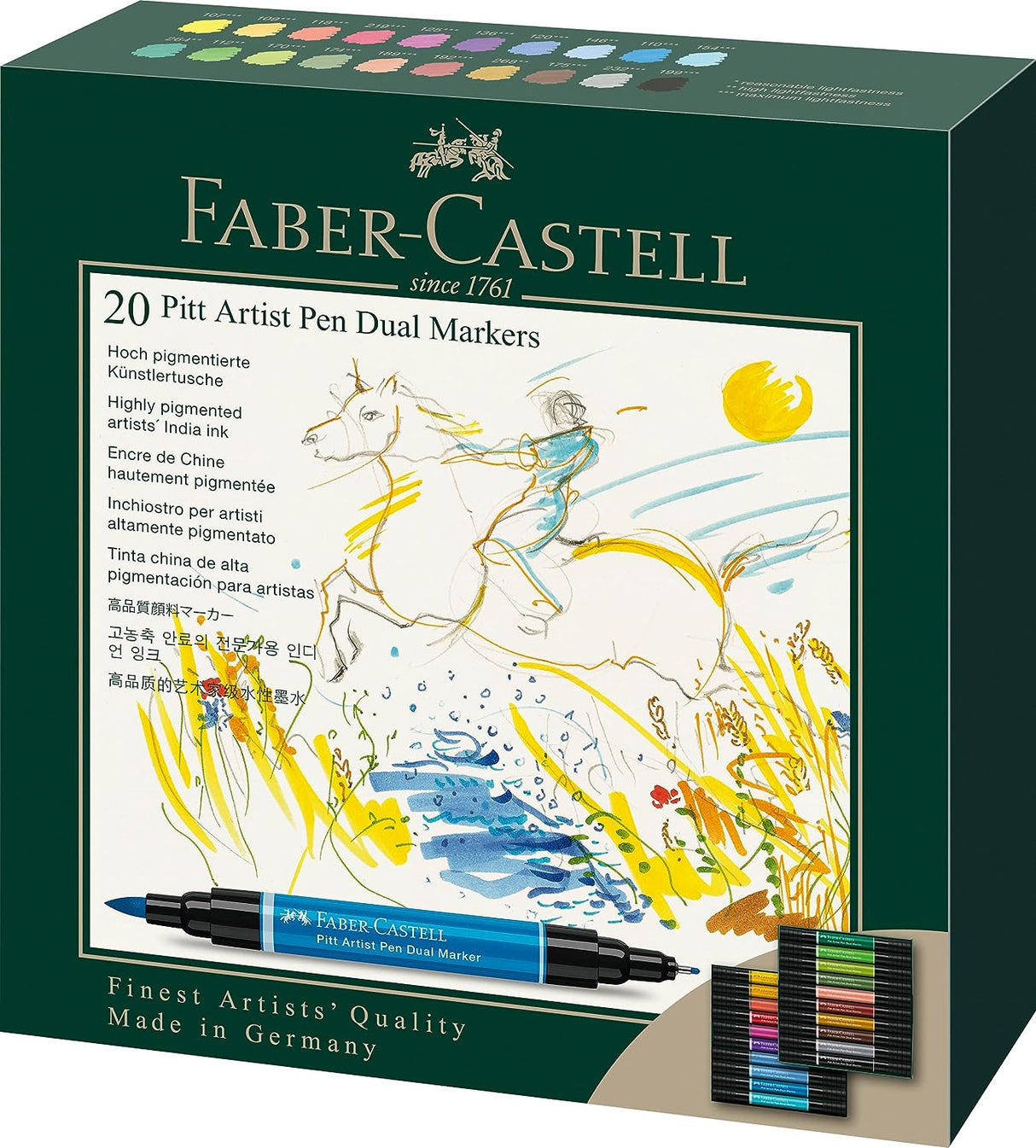 faber-castell pitt artist dual marker pen