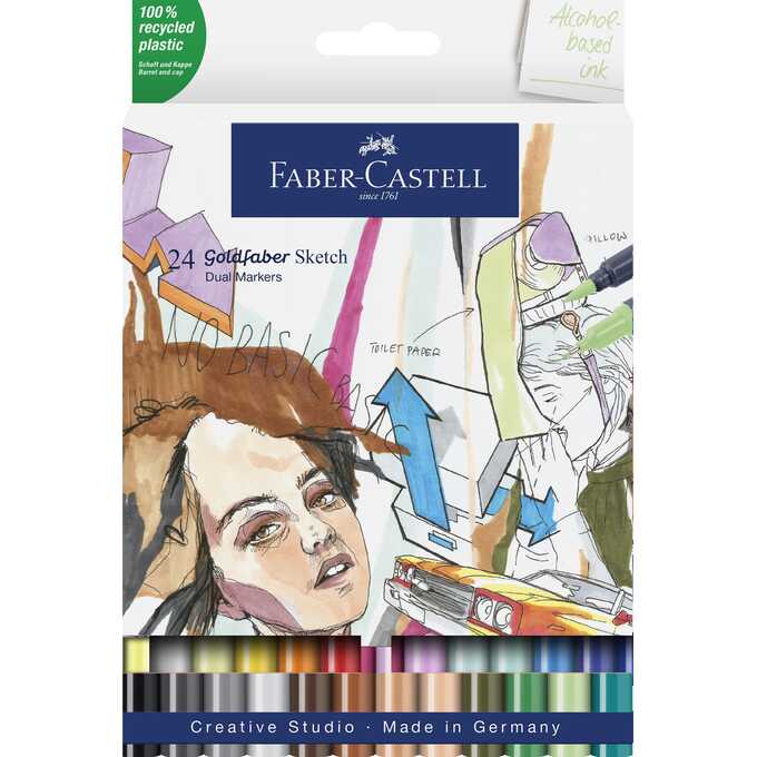 faber-castell goldfaber sketch marker pen