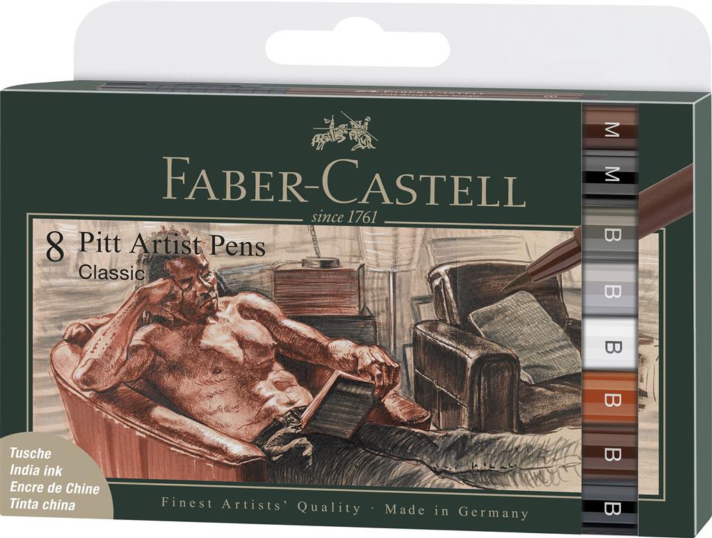 faber-castell pitt brush pen set
