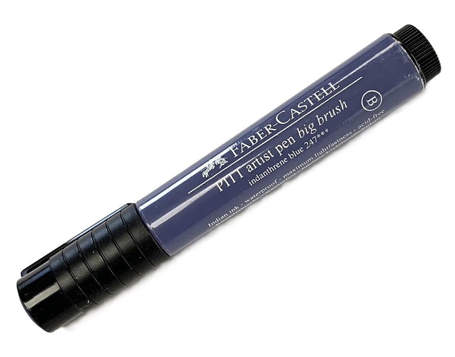 faber-castell big brush pen blue