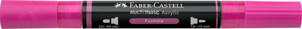 Faber-Castell Multimark Acrylic Dual Marker Pen Fuchsia (125)