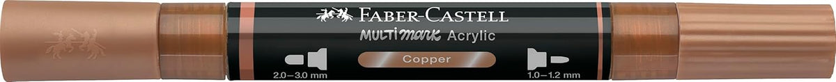 Faber-Castell Multimark Acrylic Dual Marker Pen Copper (252)