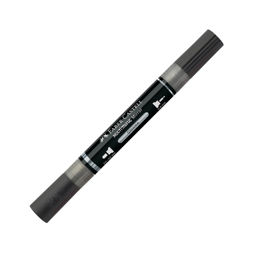 Faber-Castell Multimark Mirror Acrylic Dual Marker Pen Chrome (551)