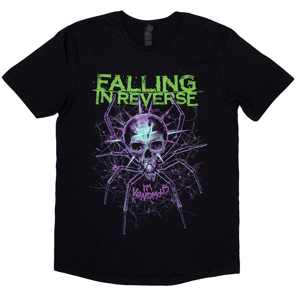 Falling In Reverse Unisex T-Shirt Spider Black (XXL)