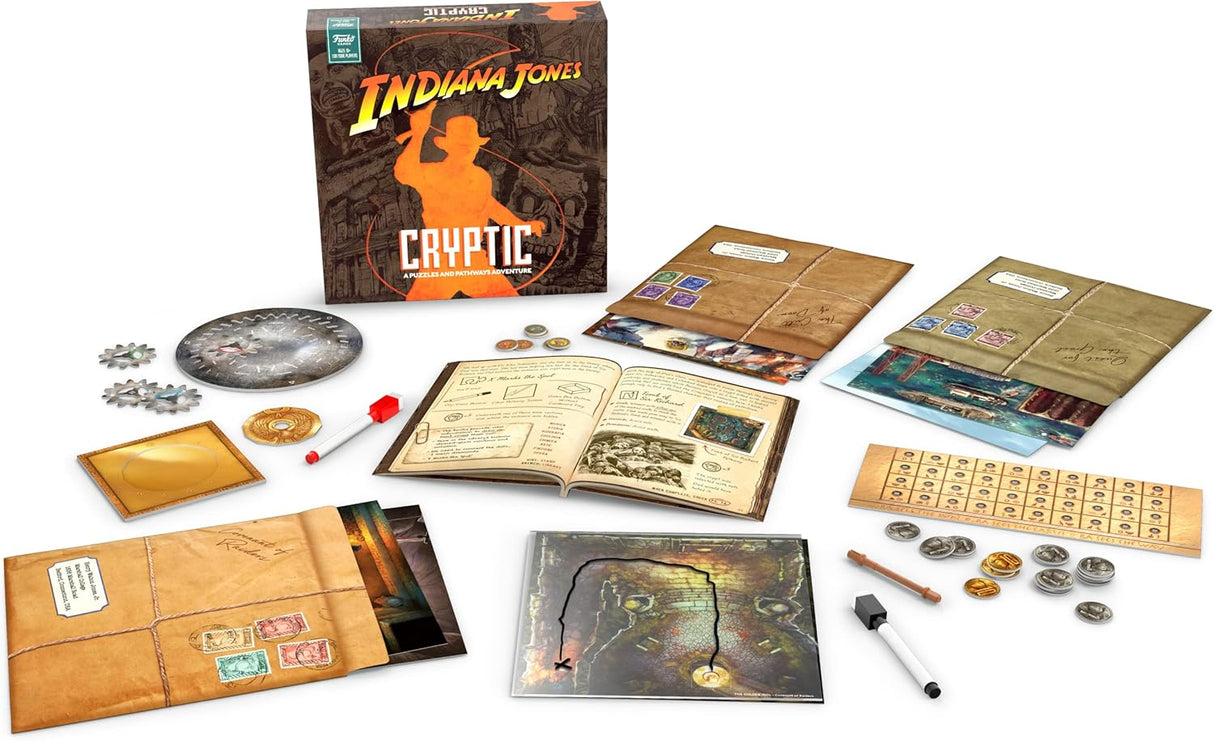 Funko Games: Indiana Jones - Cryptic Board Game