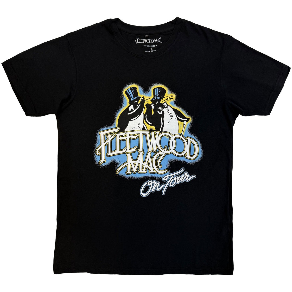Fleetwood Mac Unisex Carbon T-Shirt On Tour Black (L)