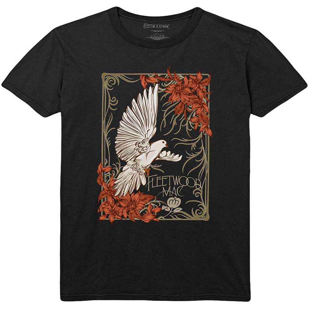 Fleetwood Mac Unisex T-Shirt Dove Black (XL)