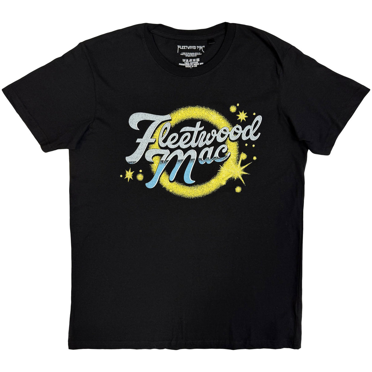 Fleetwood Mac Unisex T-Shirt Circle Logo Black (S)