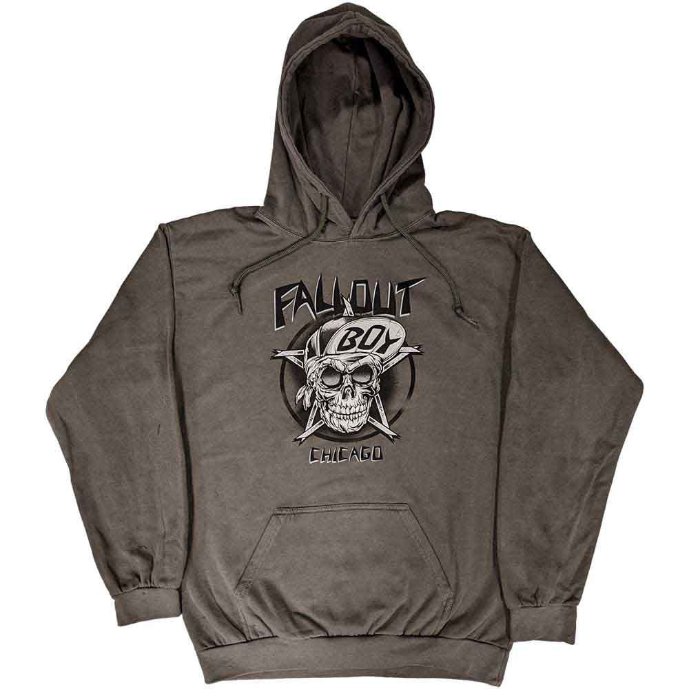 Fall Out Boy Unisex Pullover Hoodie Suicidal Grey (L)