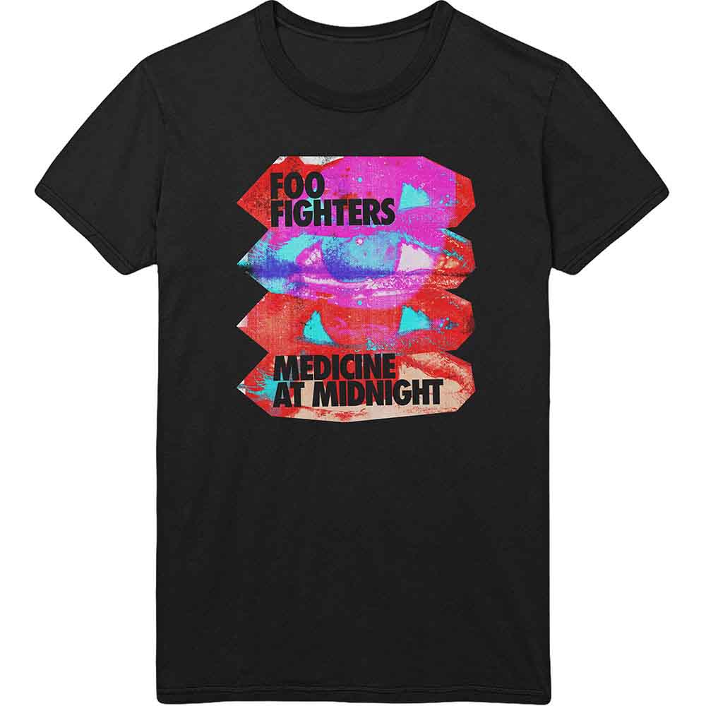 Foo Fighters Unisex T-Shirt Medicine At Midnight Black (L)