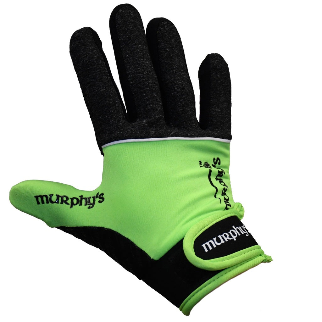 Murphy's V2 Gaelic Gloves - Grey/Lime/White Adult 11 (XL)