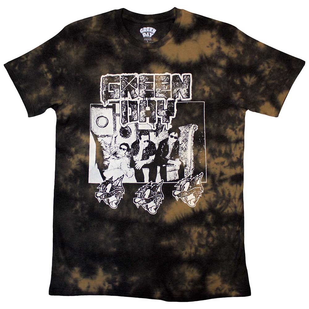Green Day Unisex T-Shirt Rev Radio (Wash Collection) Black (S)