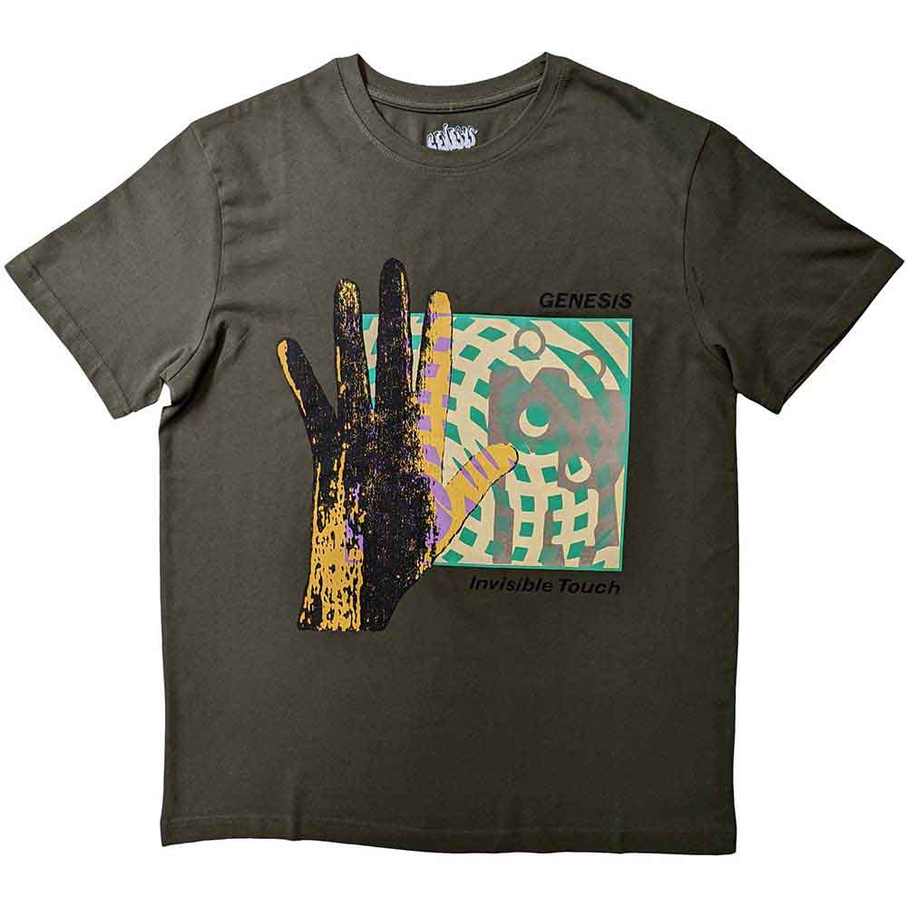 Genesis Unisex T-Shirt Invisible Touch (Ex-Tour) Green (XXL)