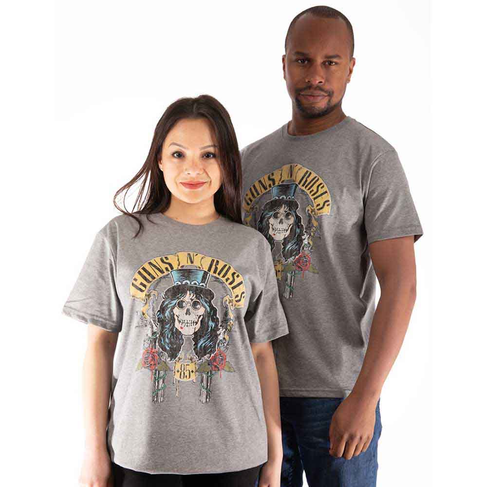 Guns N' Roses Unisex T-Shirt Slash '85 Grey (XXS)