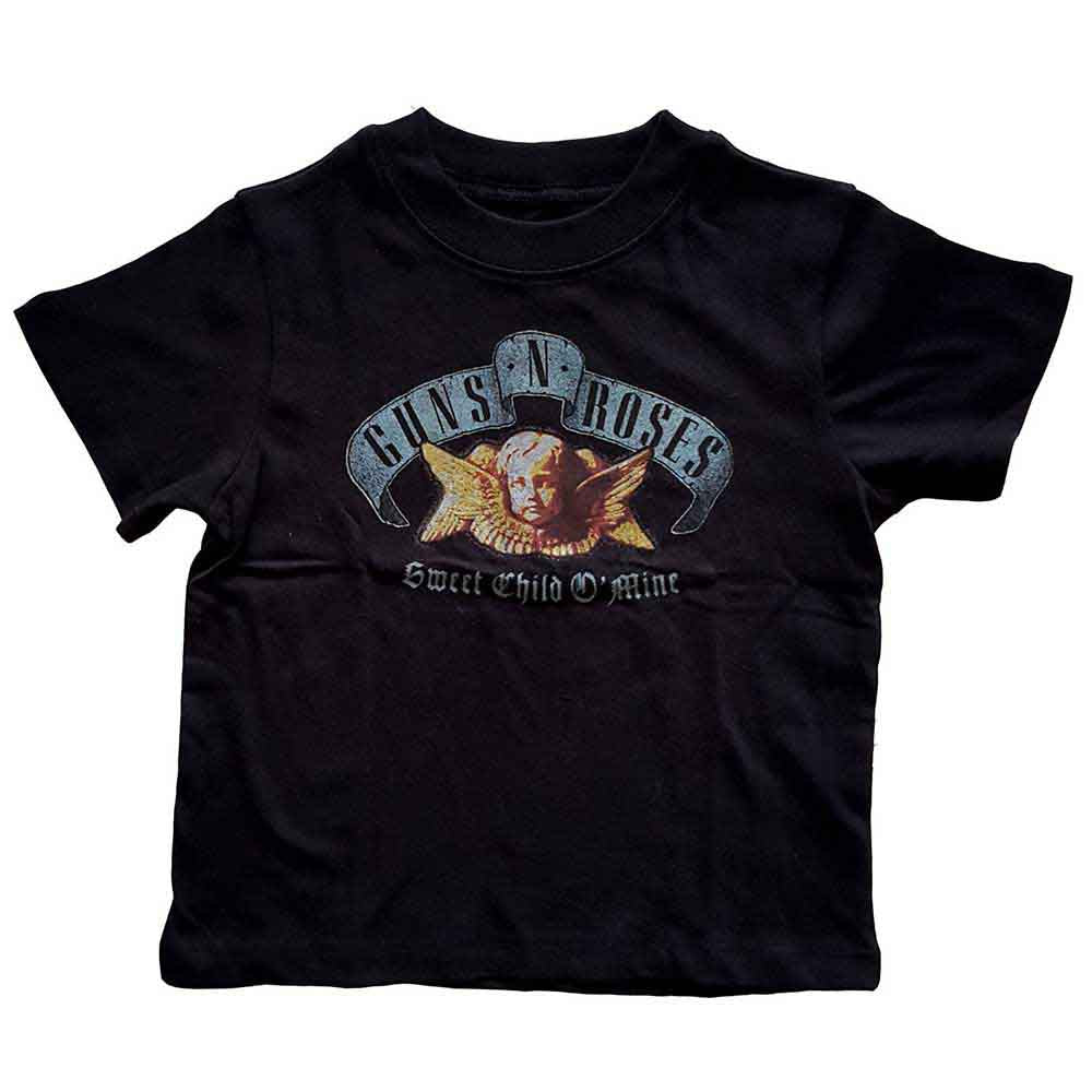 Guns N' Roses Kids T-Shirt Sweet Child O' Mine Black (12mths)