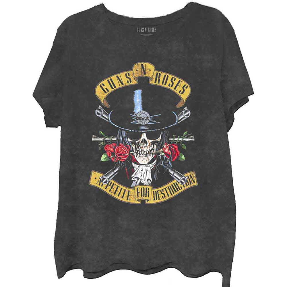 Guns N' Roses Kids T-Shirt Appetite (Wash Collection) Black (9-10yrs)