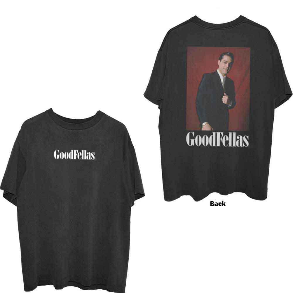 GoodFellas Unisex T-Shirt Henry Suit (Back Print) Black (XL)