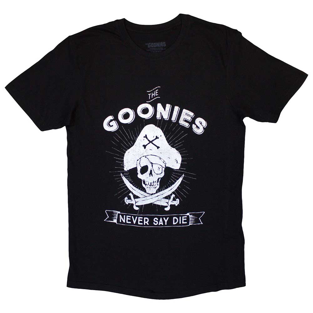The Goonies Unisex T-Shirt Never Say Die Black (XXL)