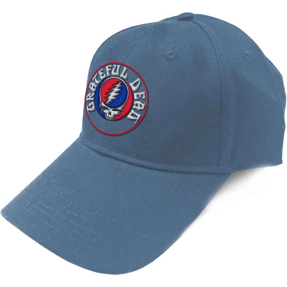 Grateful Dead Unisex Baseball Cap Steal Your Face Logo Blue
