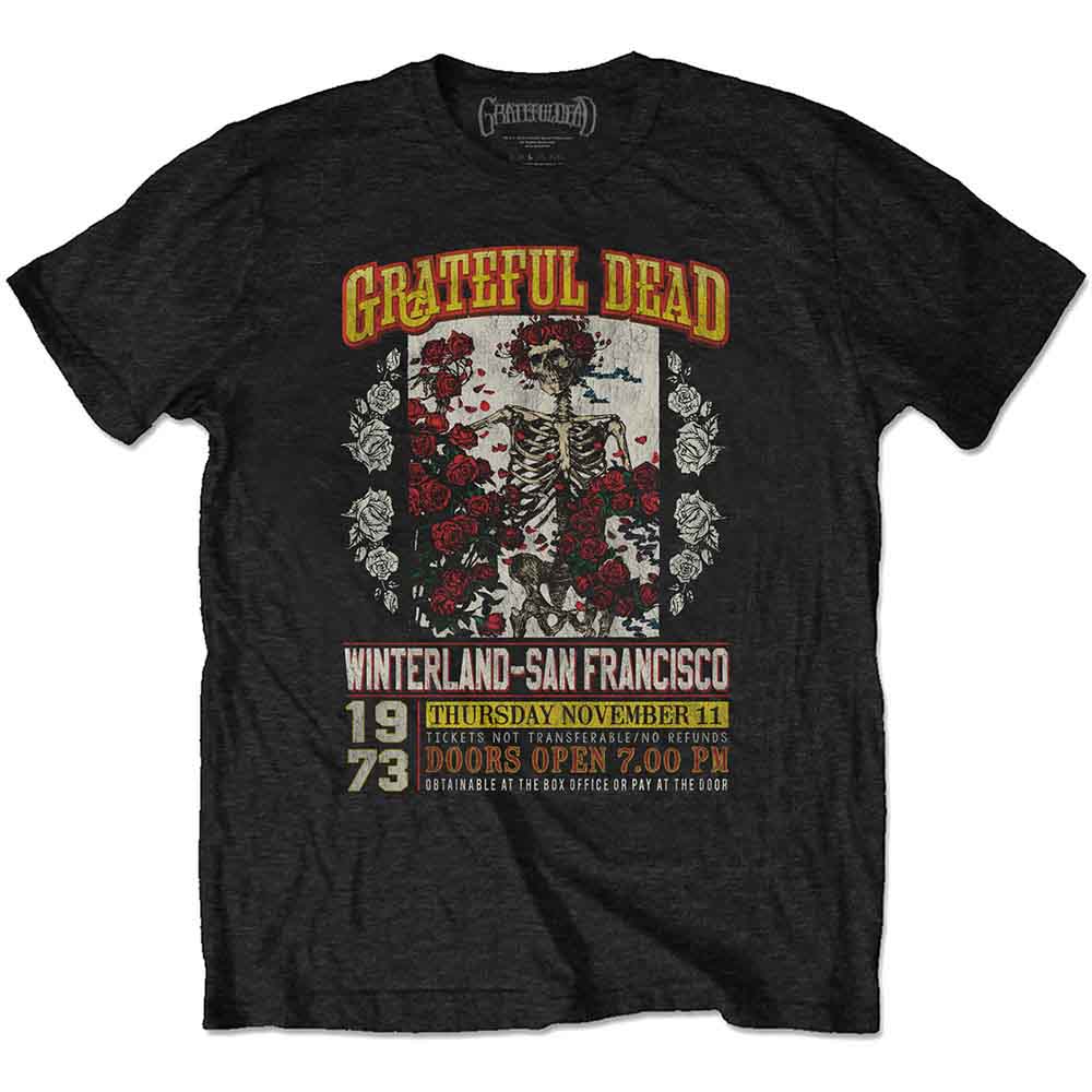 Grateful Dead Unisex Eco T-Shirt San Francisco Black (L)