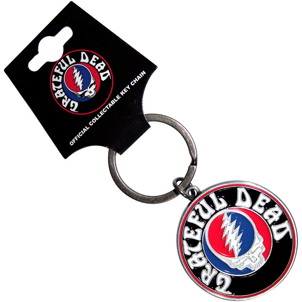 Grateful Dead Keychain Steal Your Face Logo