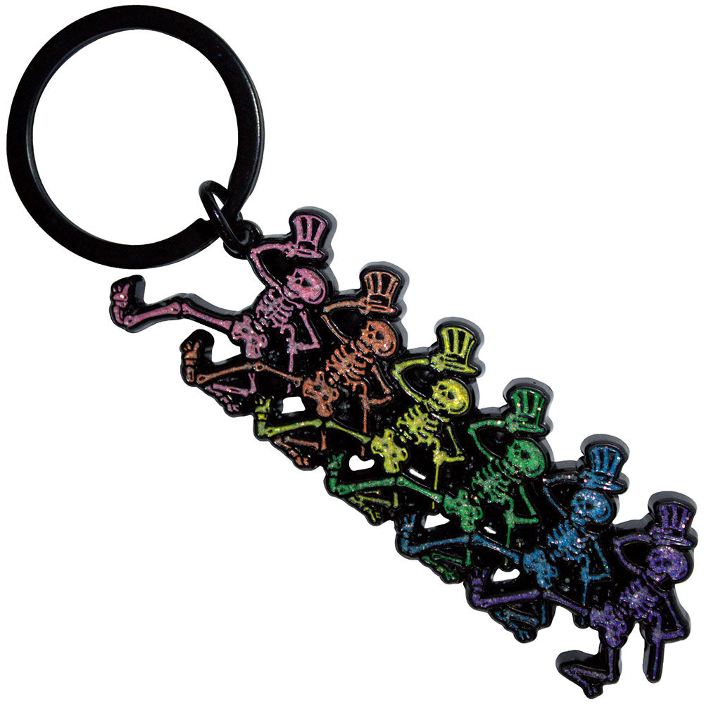 Grateful Dead Keychain Dancing Skeletons