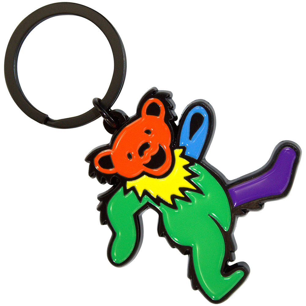 Grateful Dead Keychain Green Body Dancing Bear