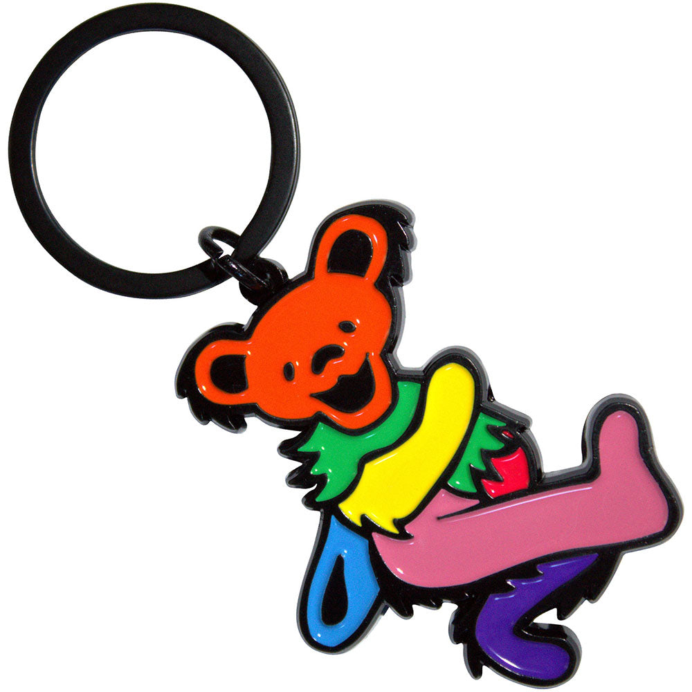Grateful Dead Keychain Pink Body Dancing Bear