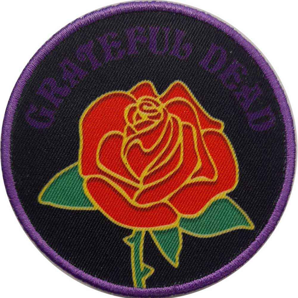 Grateful Dead Standard Patch Rose
