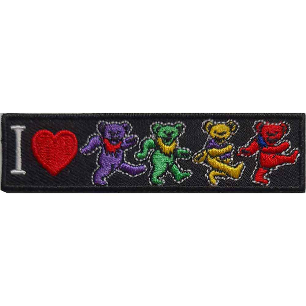 Grateful Dead Standard Patch I Love Bears
