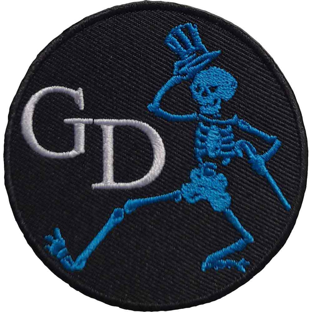 Grateful Dead Standard Patch Skeleton Circle