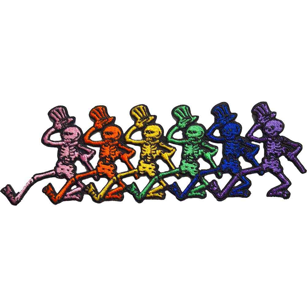 Grateful Dead Standard Patch Dancing Skeletons