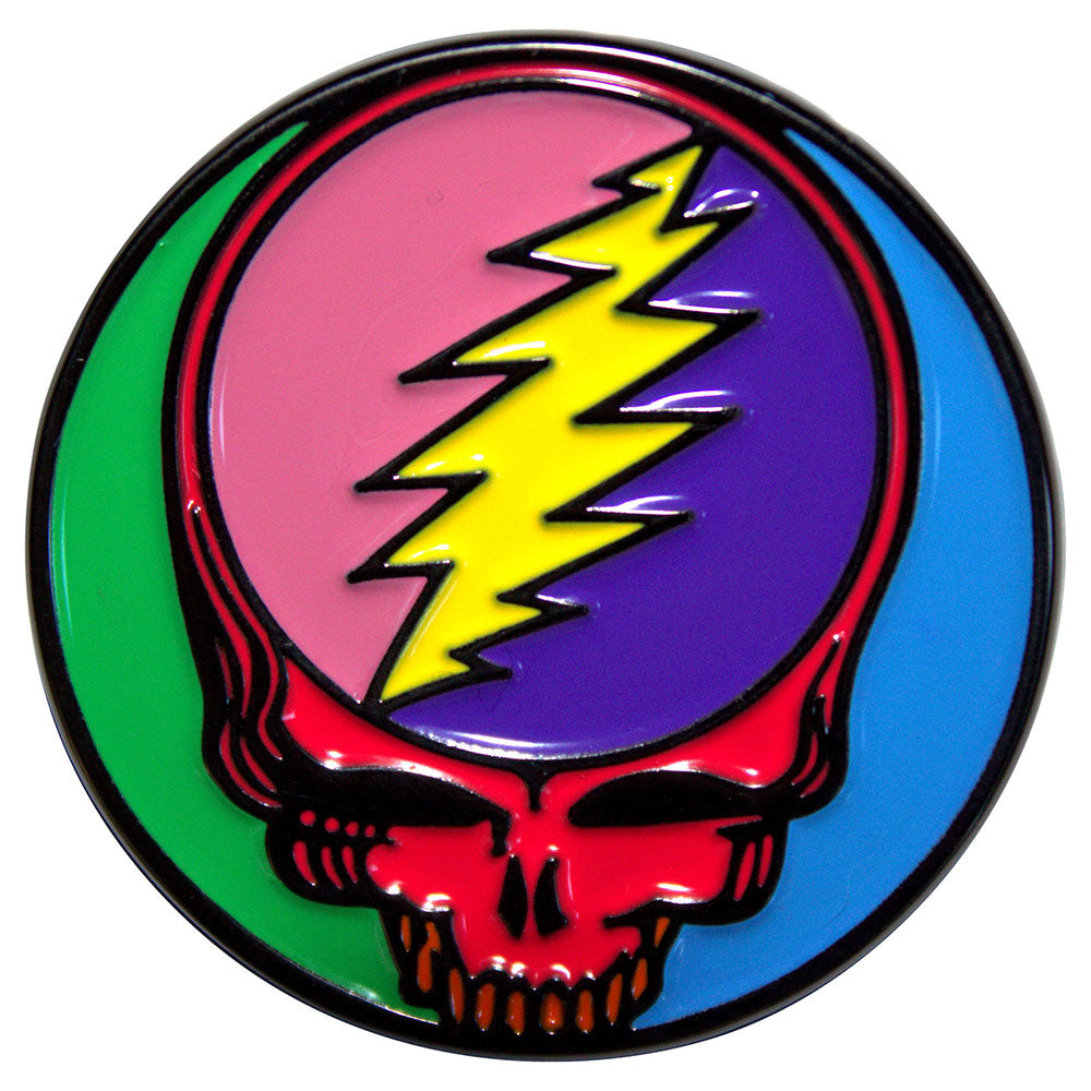 Grateful Dead Pin Badge Multicoloured Steal Your Face