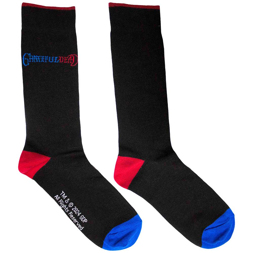 Grateful Dead Unisex Ankle Socks Logo Black (UK Size 6-11)