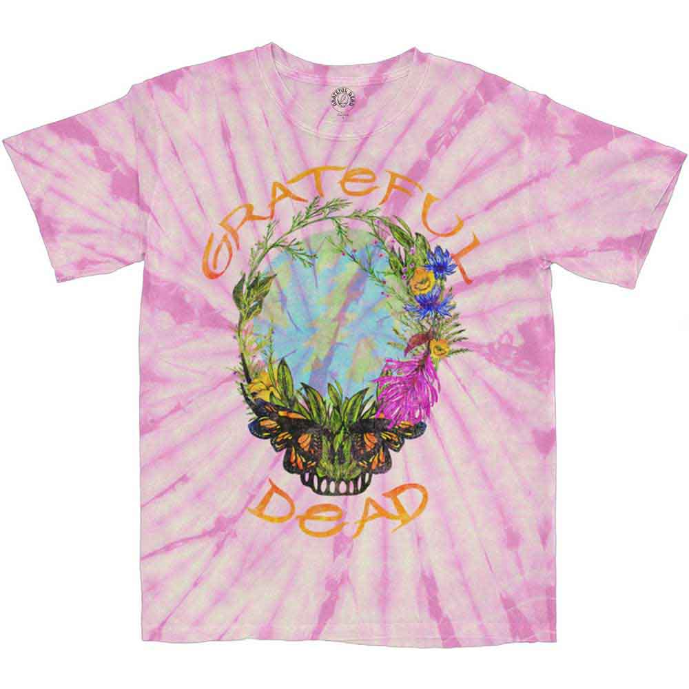 Grateful Dead Unisex T-Shirt Forest Dead (Wash) Pink (XXL)