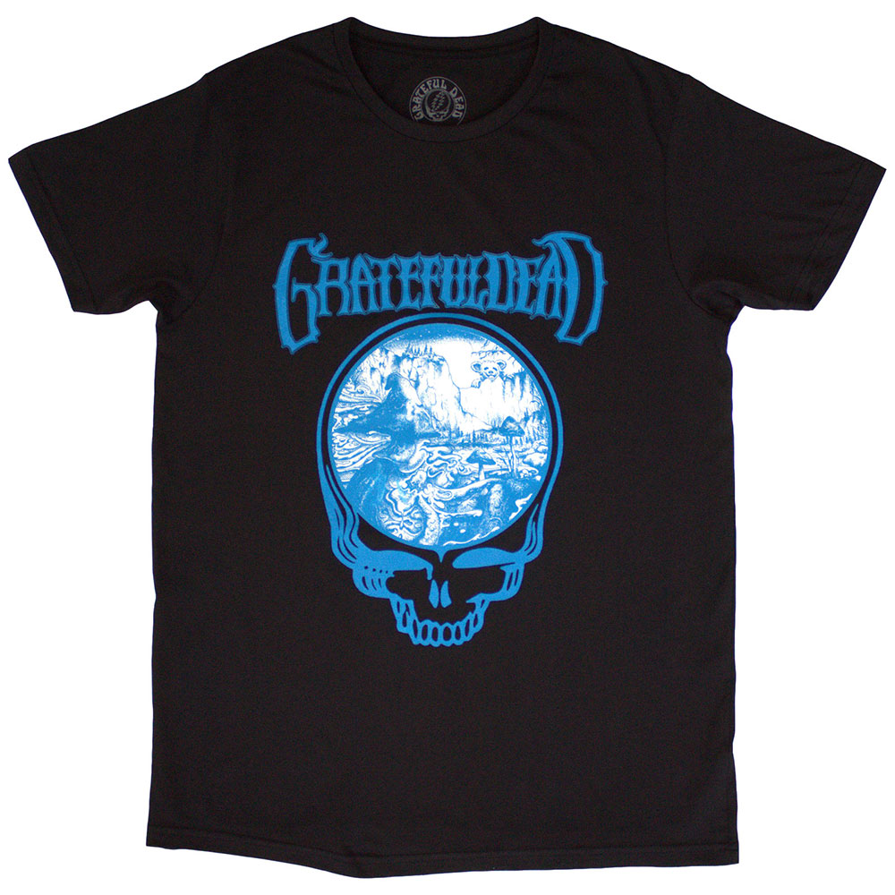 Grateful Dead Unisex T-Shirt Mushrooms Black (XL)