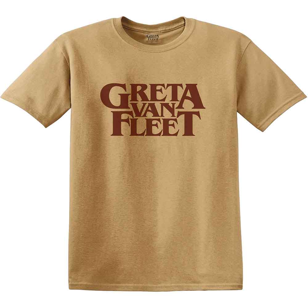 Greta Van Fleet Unisex T-Shirt Logo Old Gold (M)