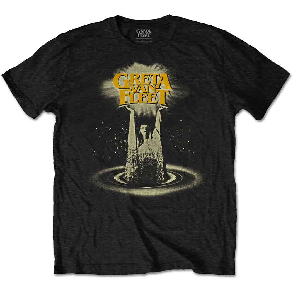 Greta Van Fleet Unisex T-Shirt Cinematic Lights Black (XL)