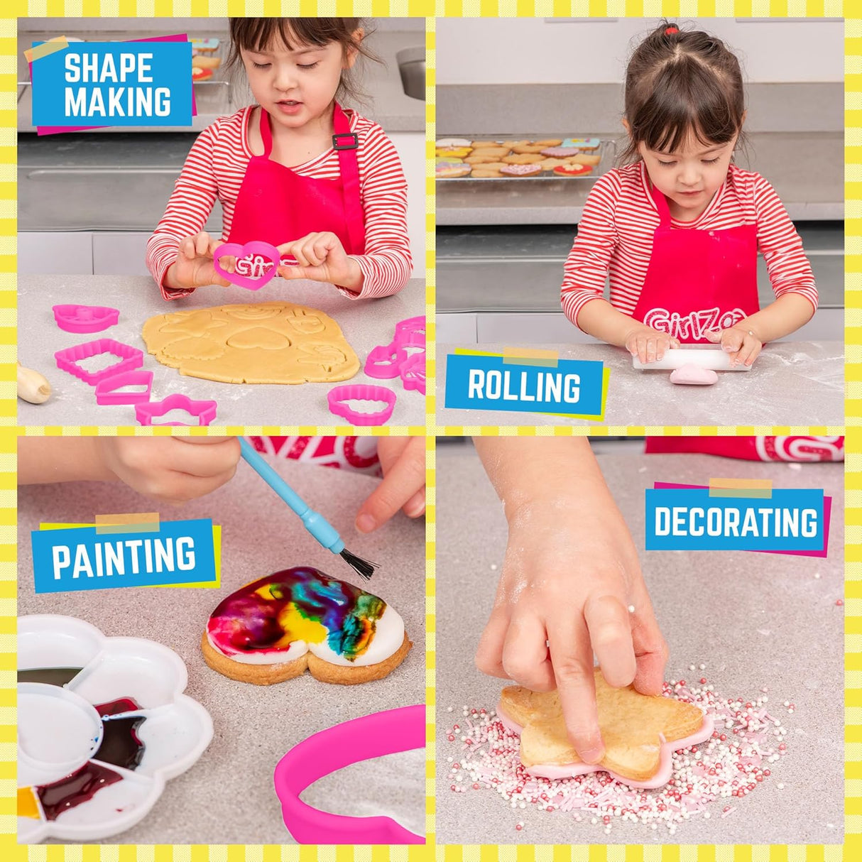 GirlZone Cookie Art Bakery Kit