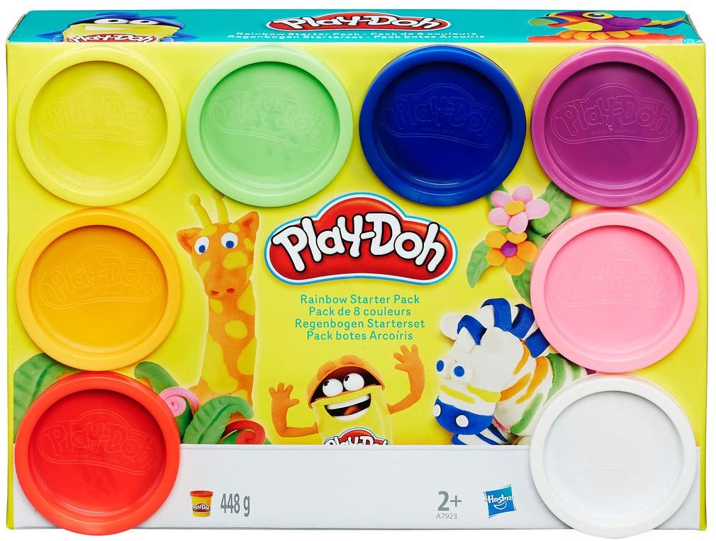 Hasbro Play-Doh Rainbow Starter Pack 8 Colours