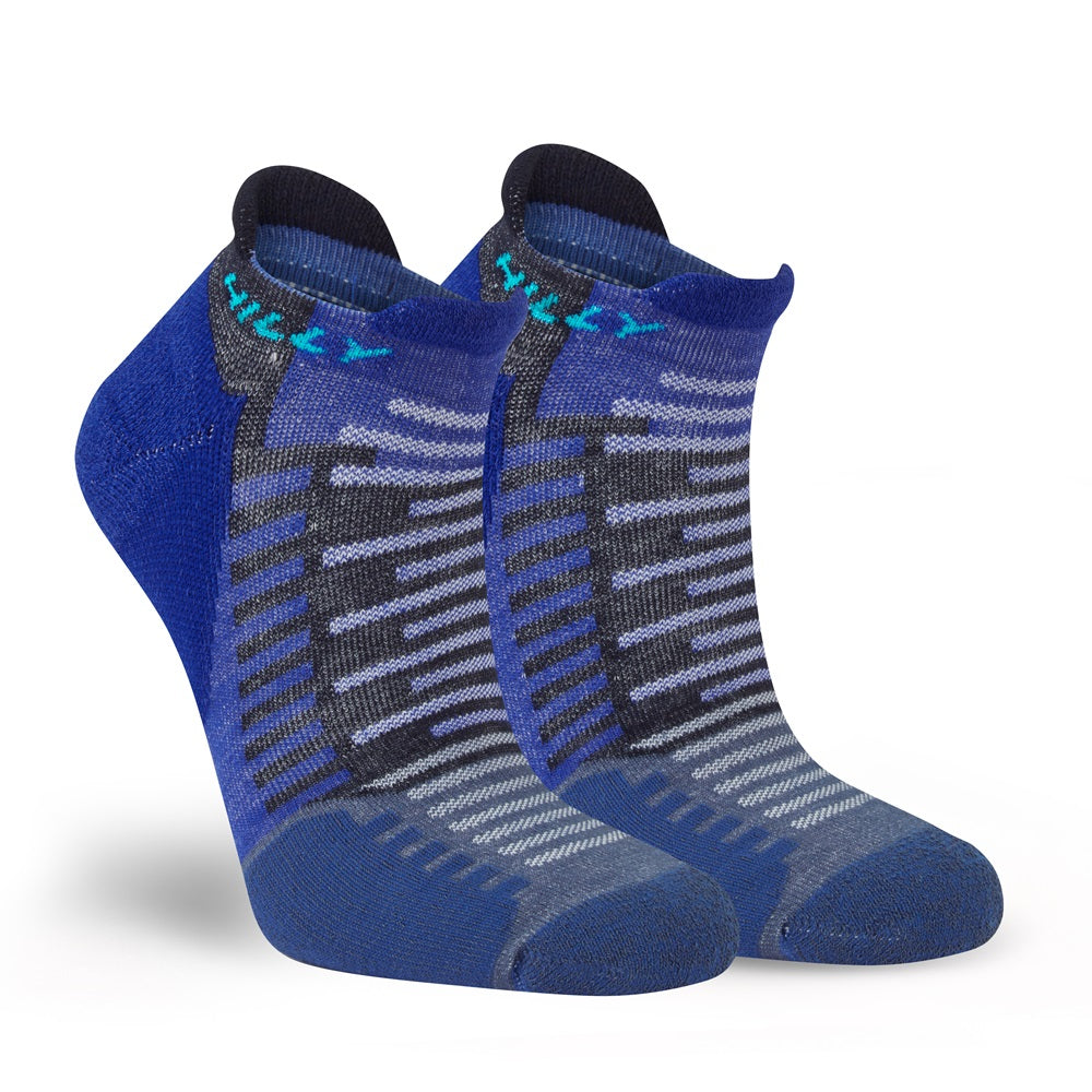 Hilly Active Socklet Socks Minimum Cobalt/Black (UK Size 3-5.5)