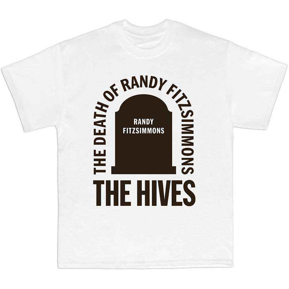 The Hives Unisex T-Shirt Randy Gravestone White (M)