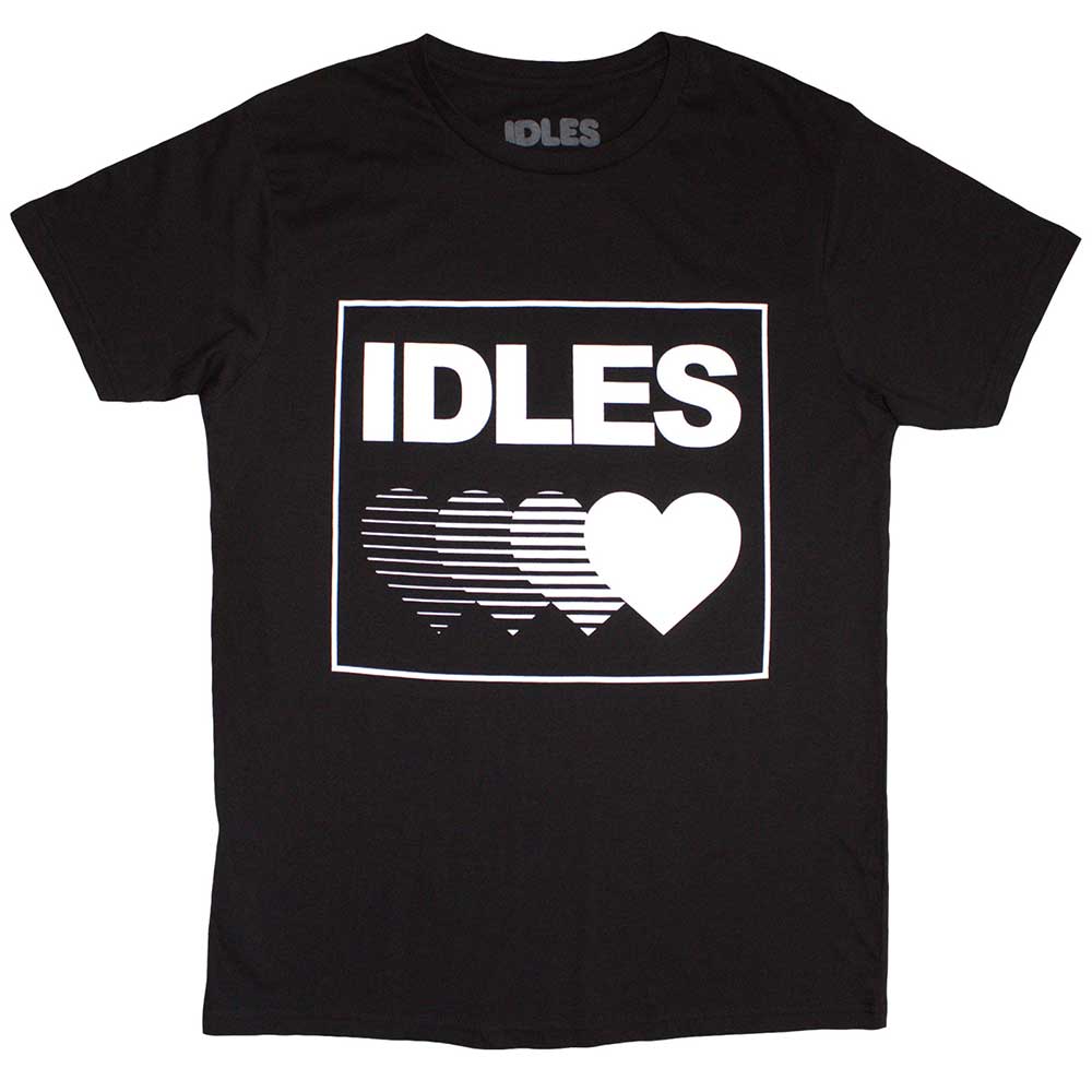 Idles Unisex T-Shirt Gradient Heart Black (M)